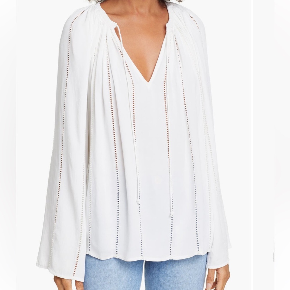 Frame Lattice Peasant Top Size Large